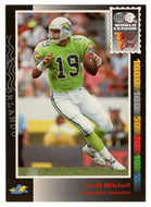 Scott Mitchell - Orlando Thunder (WLAF Football Card) 1992 Wild Card WLAF World League # 67 Mint