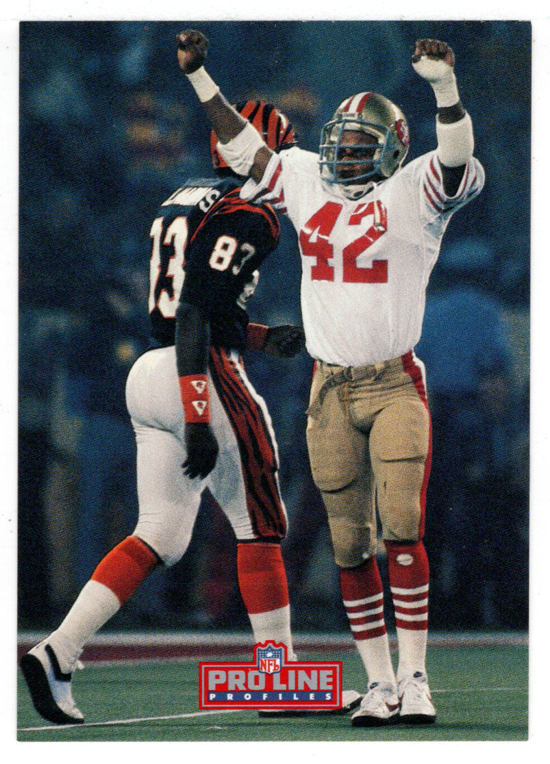 Ronnie Lott - Los Angeles Raiders (NFL Football Card) 1992 Pro Line Profiles # 4 Mint