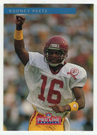 Rodney Peete - Detroit Lions (NFL Football Card) 1992 Pro Line Profiles # 10 Mint