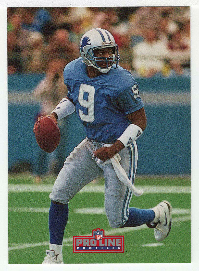 Rodney Peete - Detroit (NFL Football Card) 1992 Pro Line Profiles # 15 Mint