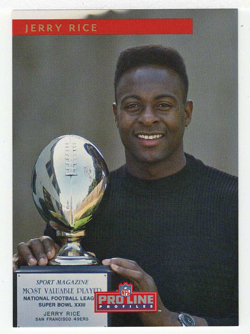 Jerry Rice - San Francisco 49ers (NFL Football Card) 1992 Pro Line Profiles # 46 Mint