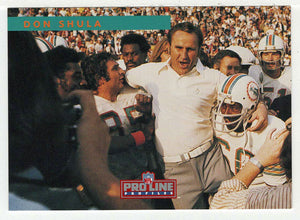 Don Shula - Miami Dolphins - Coach (NFL Football Card) 1992 Pro Line Profiles # 118 Mint