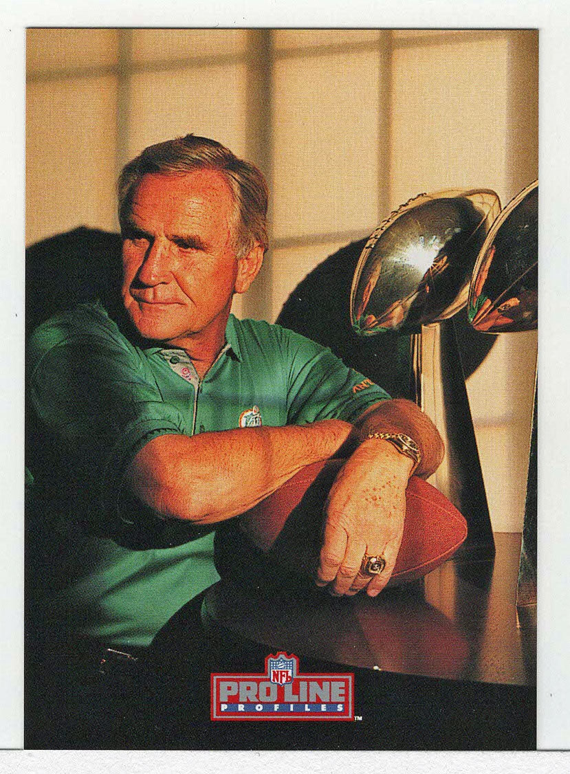 Don Shula - Miami Dolphins - Coach (NFL Football Card) 1992 Pro Line Profiles # 126 Mint
