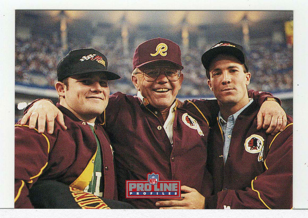 Joe Gibbs -  Washington Redskins - Coach (NFL Football Card) 1992 Pro Line Profiles # 130 Mint