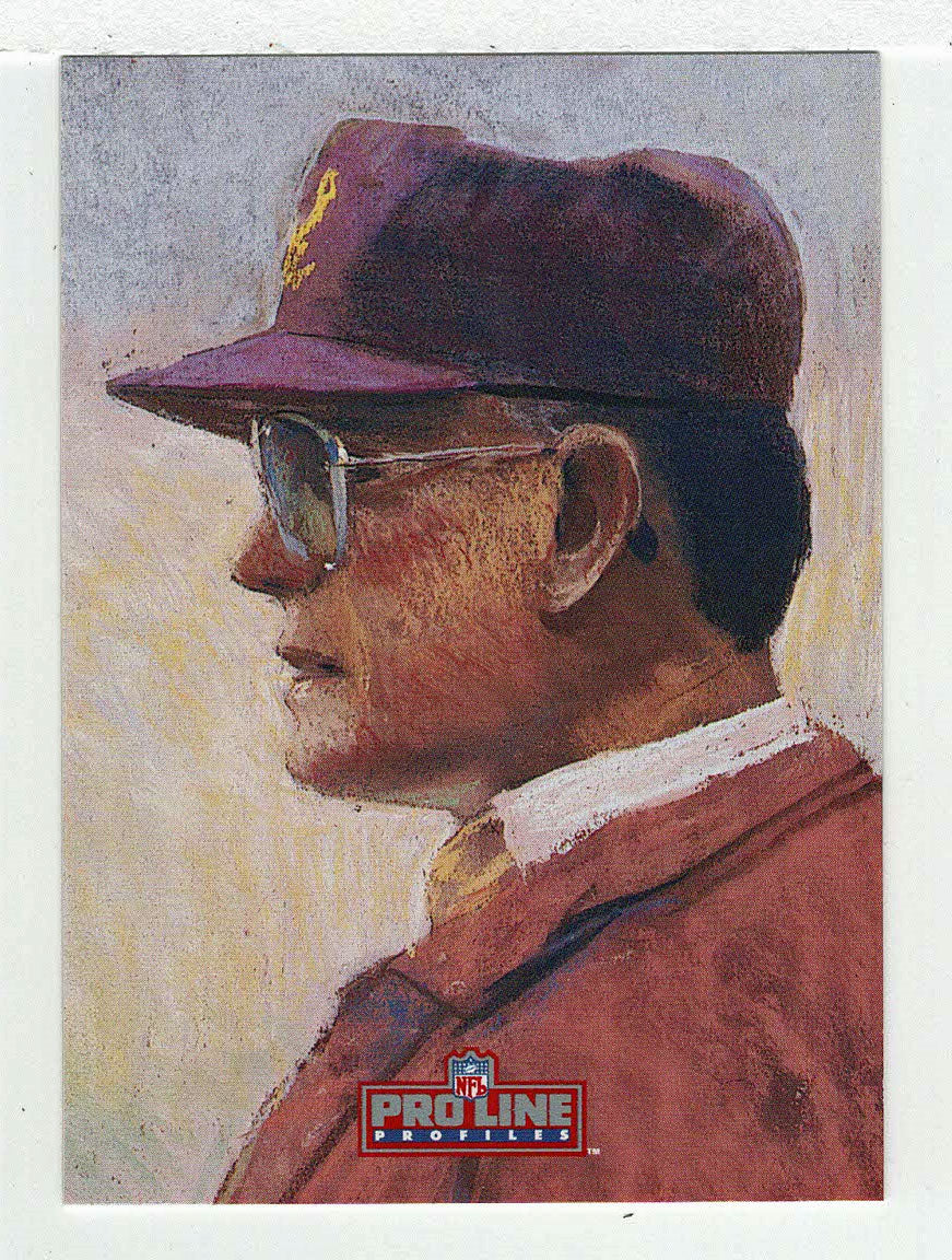 Joe Gibbs -  Washington Redskins - Coach (NFL Football Card) 1992 Pro Line Profiles # 131 Mint