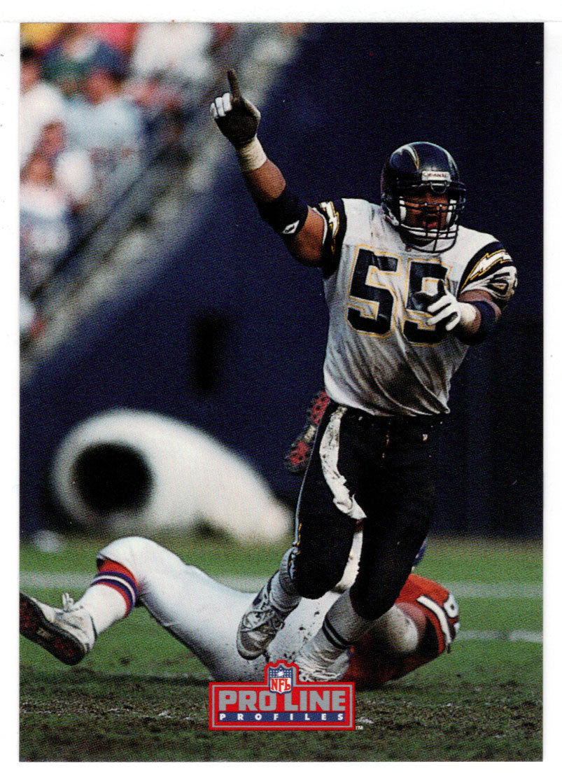 Junior Seau - San Diego Chargers  (NFL Football Card) 1992 Pro Line Profiles # 139 Mint