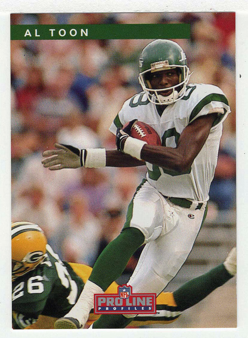 Al Toon - New York Jets (NFL Football Card) 1992 Pro Line Profiles # 145 Mint