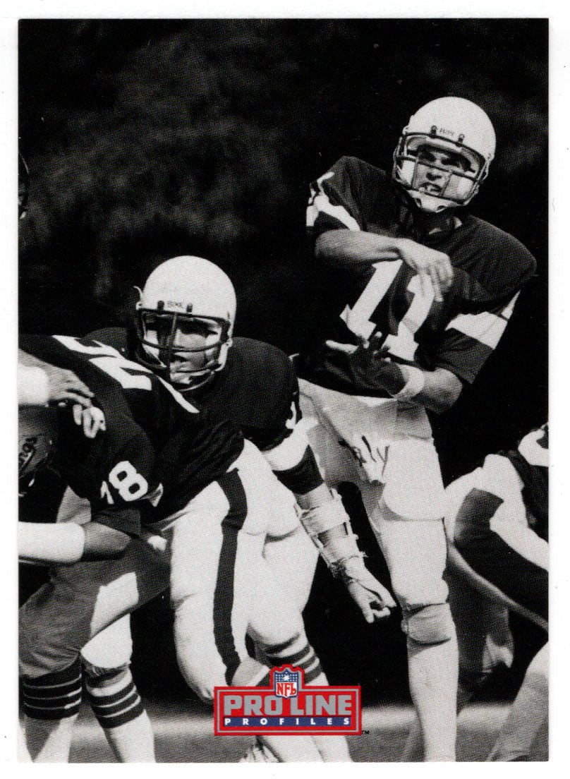 Jim Harbaugh - Chicago Bears (NFL Football Card) 1992 Pro Line Profiles # 164 Mint
