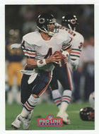 Jim Harbaugh - Chicago Bears (NFL Football Card) 1992 Pro Line Profiles # 166 Mint