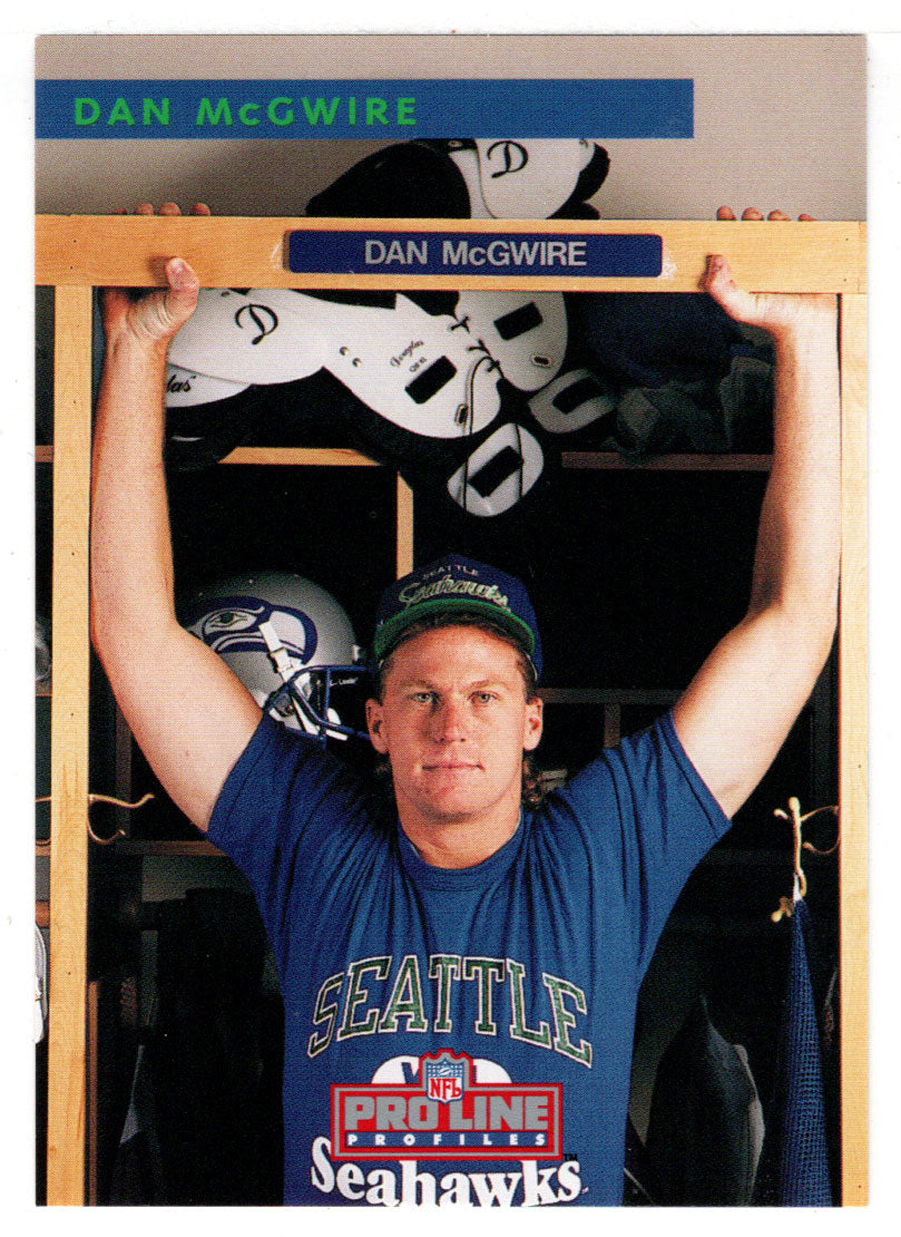 Dan McGwire - Seattle Seahawks (NFL Football Card) 1992 Pro Line Profiles # 172 Mint