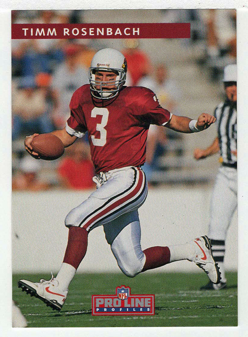 Timm Rosenbach - Phoenix Cardinals (NFL Football Card) 1992 Pro Line Profiles # 199 Mint