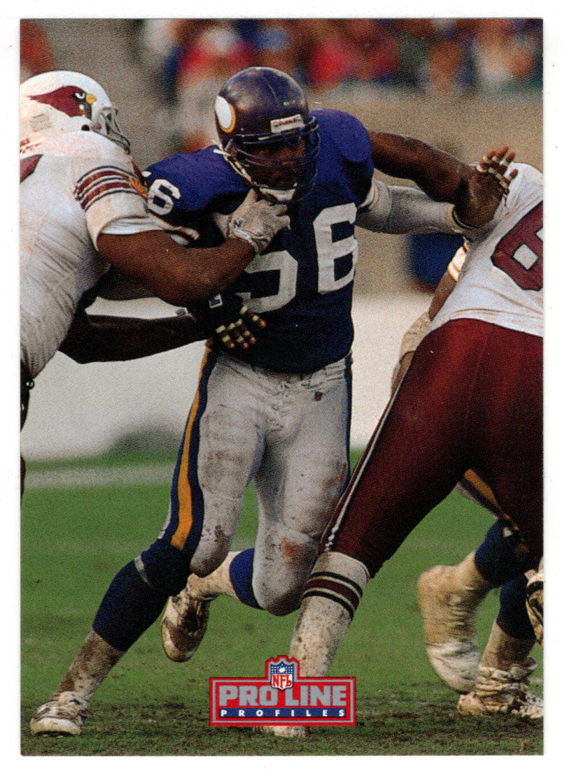 Chris Doleman - Minnesota Vikings (NFL Football Card) 1992 Pro Line Profiles # 220 Mint