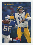 Jim Everett - Los Angeles Rams (NFL Football Card) 1992 Pro Line Profiles # 244 Mint