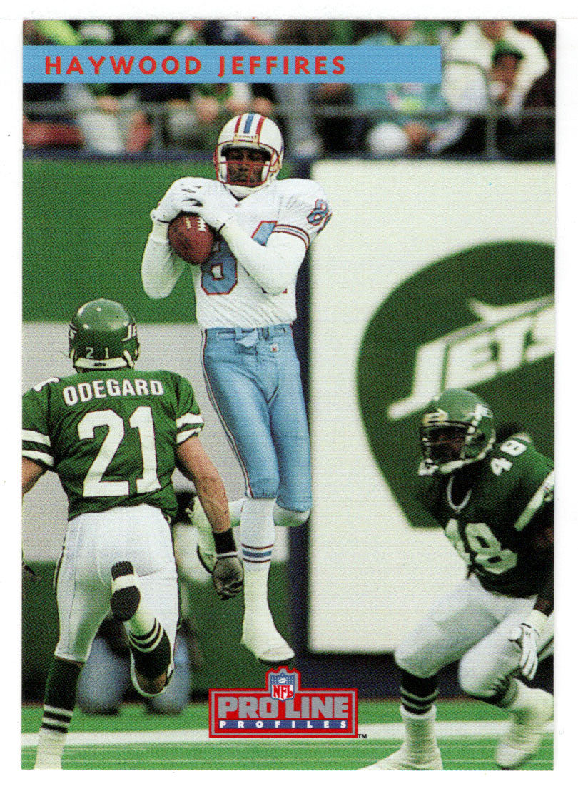 Haywood Jeffires - Houston Oilers (NFL Football Card) 1992 Pro Line Profiles # 280 Mint