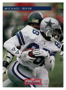 Michael Irvin - Dallas Cowboys (NFL Football Card) 1992 Pro Line Profiles # 289 Mint