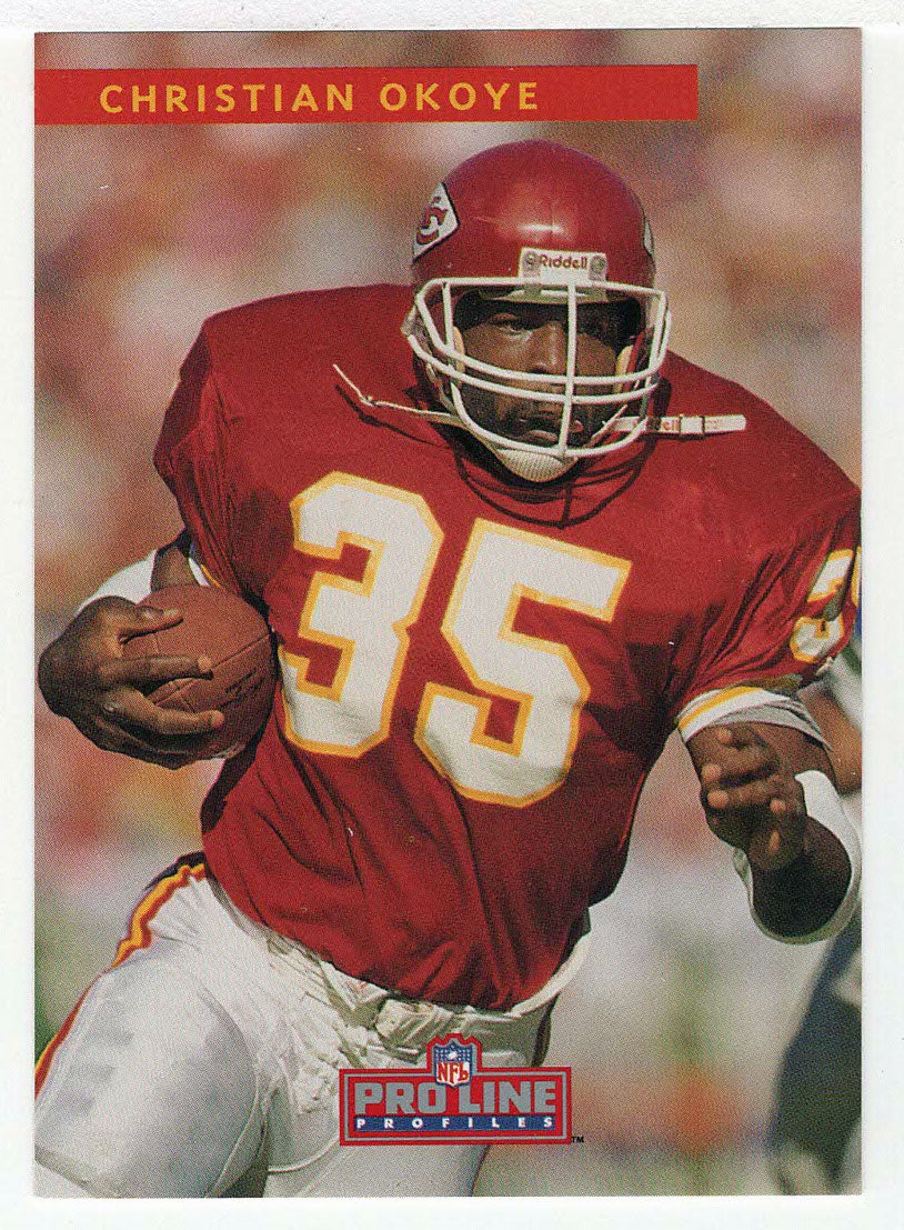 Christian Okoye - Kansas City Chiefs (NFL Football Card) 1992 Pro Line Profiles # 316 Mint