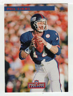 Phil Simms - New York Giants (NFL Football Card) 1992 Pro Line Profiles # 343 Mint
