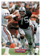 Howie Long - Los Angeles Raiders (NFL Football Card) 1992 Pro Line Profiles # 390 Mint