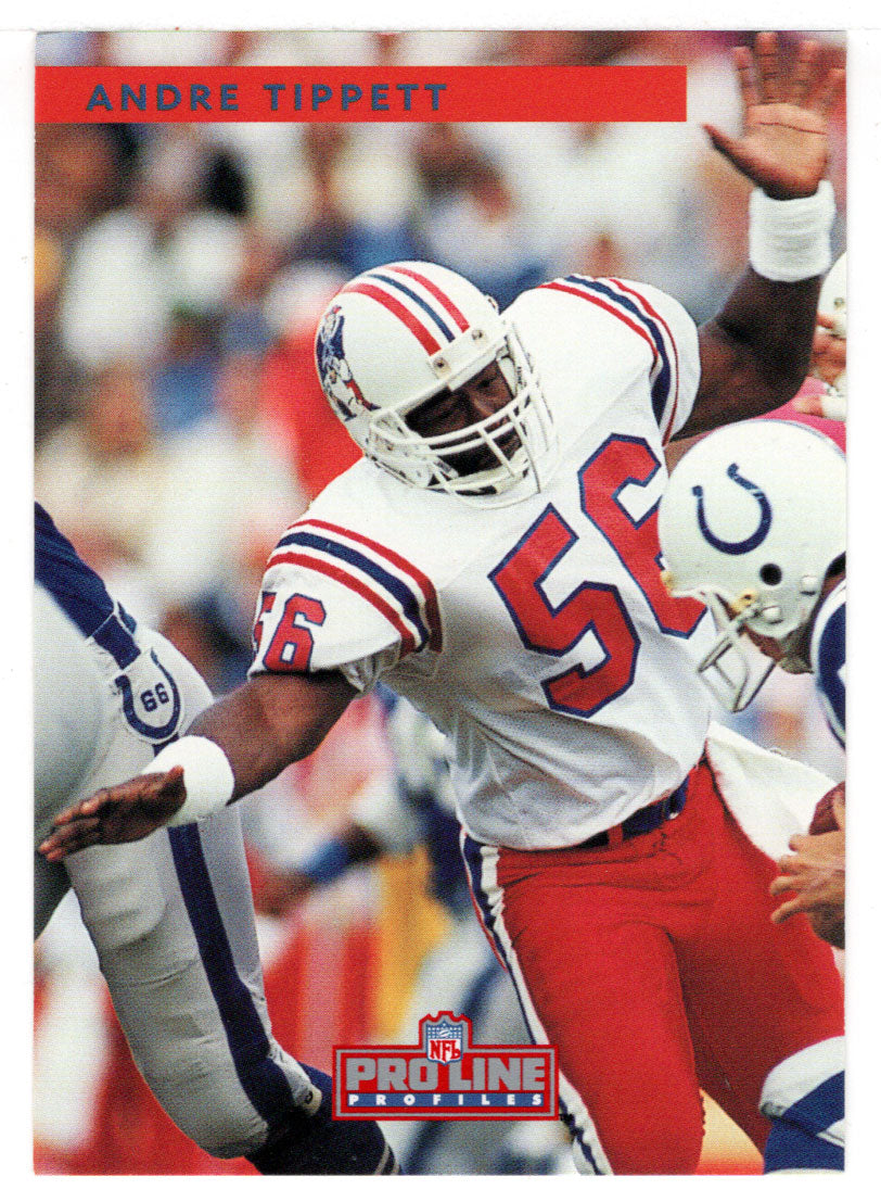 Andre Tippett - New England Patriots (NFL Football Card) 1992 Pro Line Profiles # 415 Mint