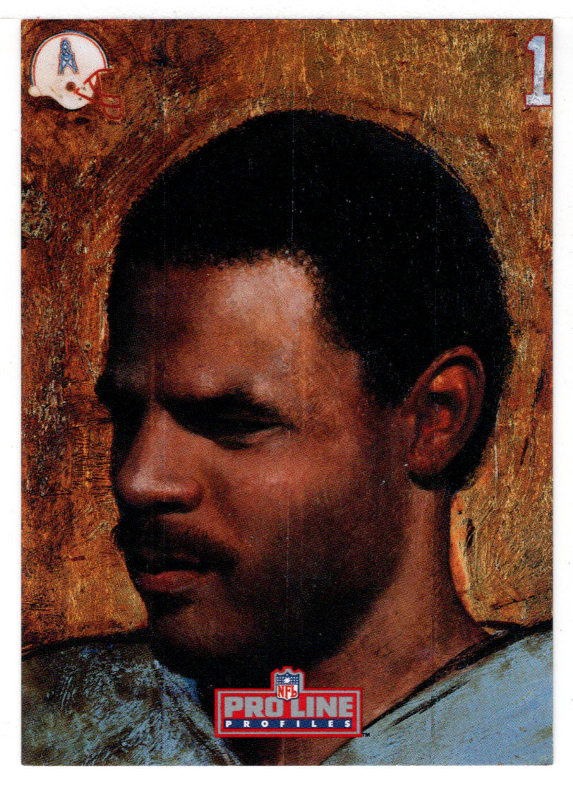 Warren Moon - Houston Oilers (NFL Football Card) 1992 Pro Line Profiles # 446 Mint