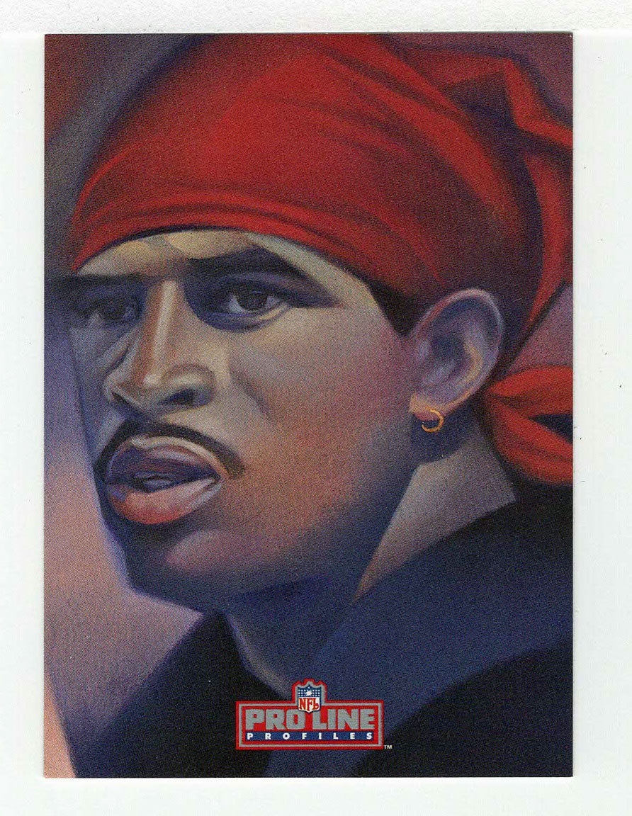 Deion Sanders - Atlanta Falcons (NFL Football Card) 1992 Pro Line Profiles # 455 Mint