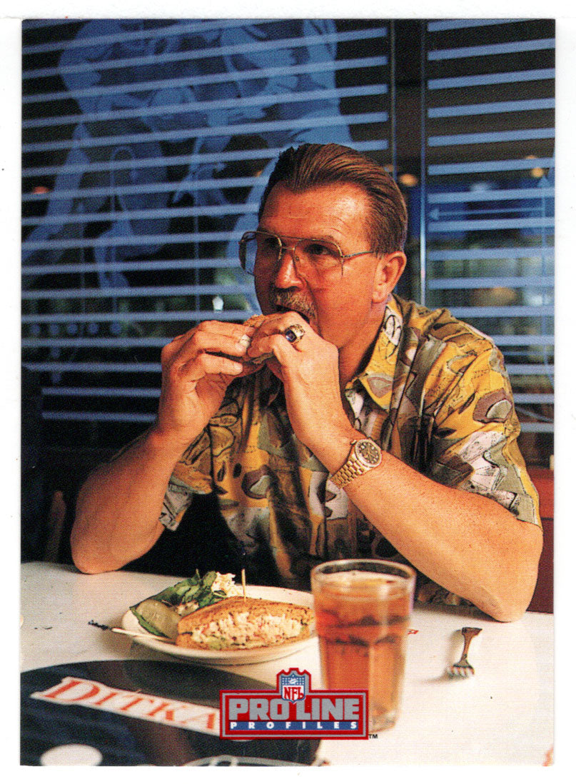 Mike Ditka - Chicago Bears - Coach (NFL Football Card) 1992 Pro Line Profiles # 494 Mint