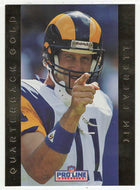 Jim Everett - Los Angeles Rams - Quarterback Gold (NFL Football Card) 1992 Pro Line Portraits # 6 Mint