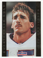 Jeff Hostetler - New York Giants - Quarterback Gold (NFL Football Card) 1992 Pro Line Portraits # 9 Mint