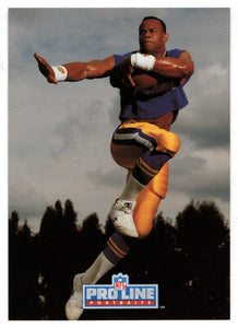 Robert Delpino - Los Angeles Rams (NFL Football Card) 1992 Pro Line Portraits # 343 Mint