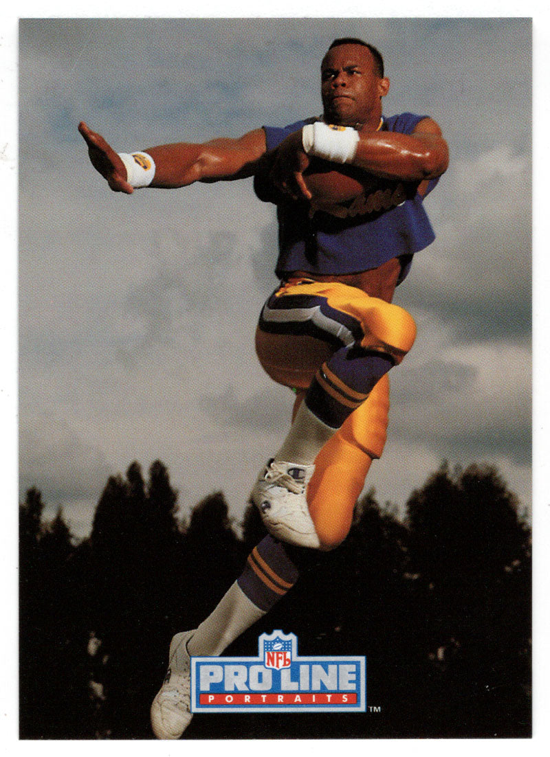 Robert Delpino - Los Angeles Rams (NFL Football Card) 1992 Pro Line Portraits # 343 Mint