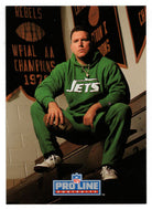 Jim Sweeney - New York Jets (NFL Football Card) 1992 Pro Line Portraits # 376 Mint