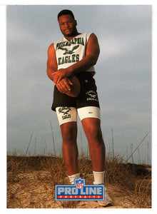 Keith Jackson - Philadelphia Eagles (NFL Football Card) 1992 Pro Line Portraits # 377 Mint