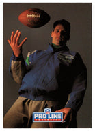 Kelly Stouffer - Seattle Seahawks (NFL Football Card) 1992 Pro Line Portraits # 382 Mint
