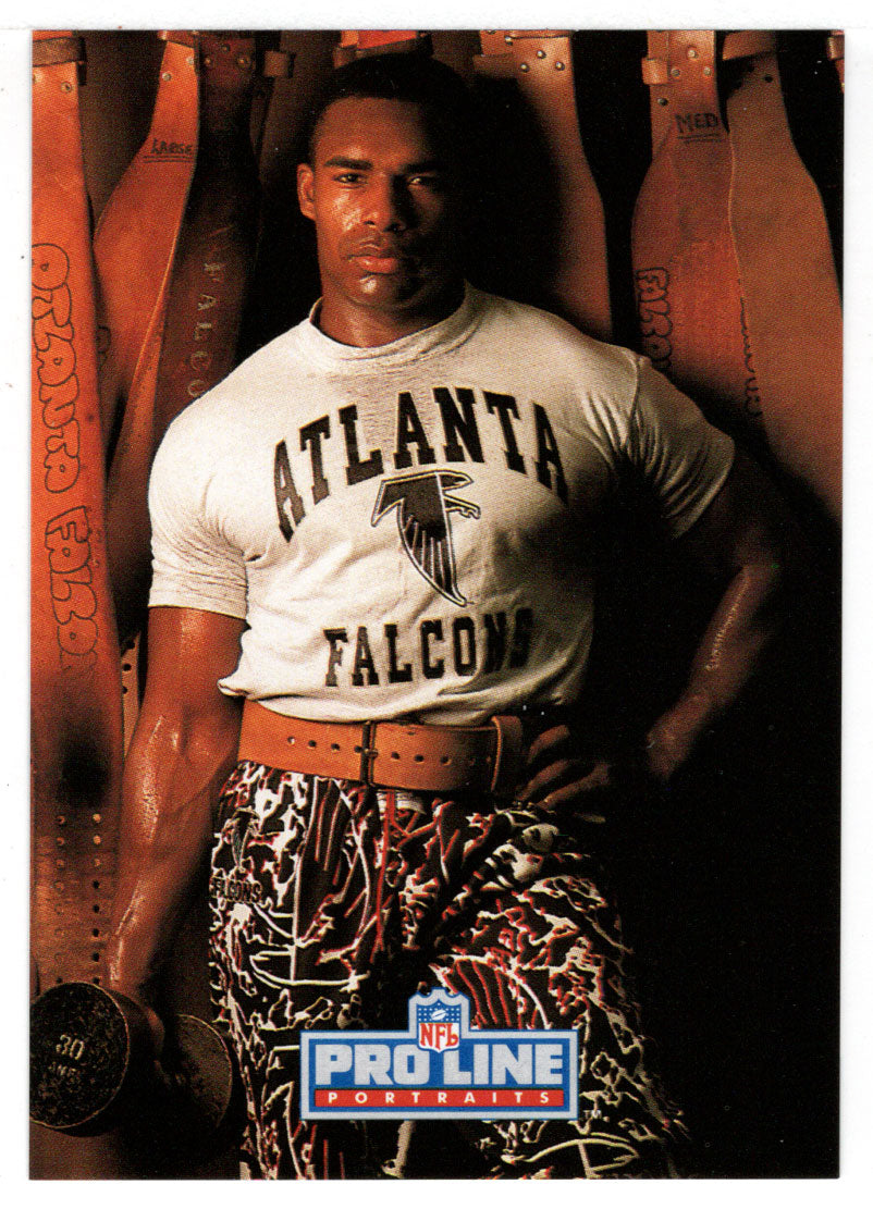 Jessie Tuggle - Atlanta Falcons (NFL Football Card) 1992 Pro Line Portraits # 386 Mint