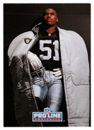 Aaron Wallace - Los Angeles Raiders (NFL Football Card) 1992 Pro Line Portraits # 396 Mint