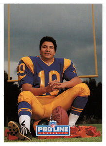 Tony Zendejas - Los Angeles Rams (NFL Football Card) 1992 Pro Line Portraits # 397 Mint
