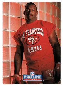Harry Sydney - San Francisco 49ers (NFL Football Card) 1992 Pro Line Portraits # 406 Mint