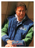 Tom Flores - Seattle Seahawks - Coach (NFL Football Card) 1992 Pro Line Portraits # 418 Mint