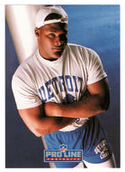 Toby Caston RC - Detroit Lions (NFL Football Card) 1992 Pro Line Portraits # 429 Mint