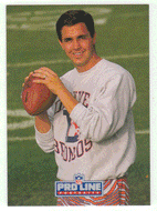 Tommy Maddox RC - Denver Broncos (NFL Football Card) 1992 Pro Line Portraits # 454 Mint