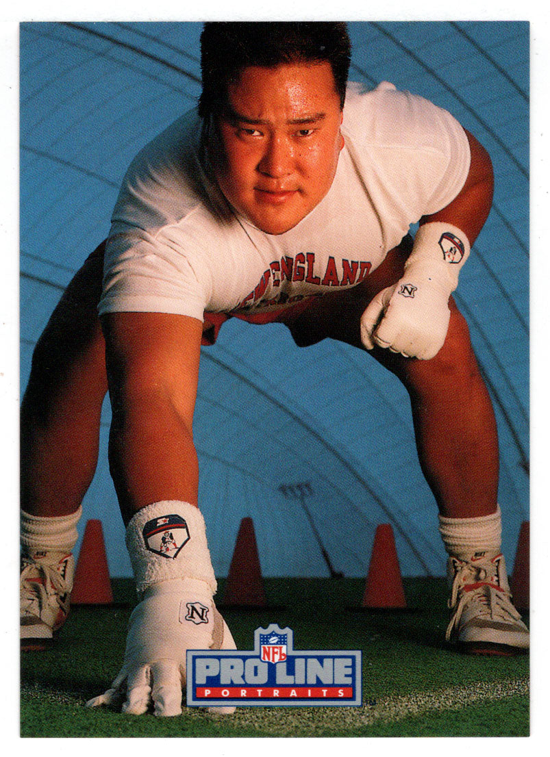 Eugene Chung RC - New England Patriots (NFL Football Card) 1992 Pro Line Portraits # 457 Mint