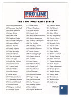 Checklist D (NFL Football Card) 1992 Pro Line Portraits # D Mint