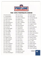 Checklist G (NFL Football Card) 1992 Pro Line Portraits # G Mint