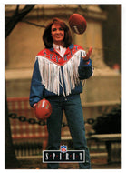 Lesley Visser - Announcer - Wifes (NFL Football Card) 1992 Pro Line Portraits # 21 Mint
