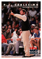 P.J. Carlesimo - Coach (NBA Basketball Card) 1992 Skybox USA # 91 Mint