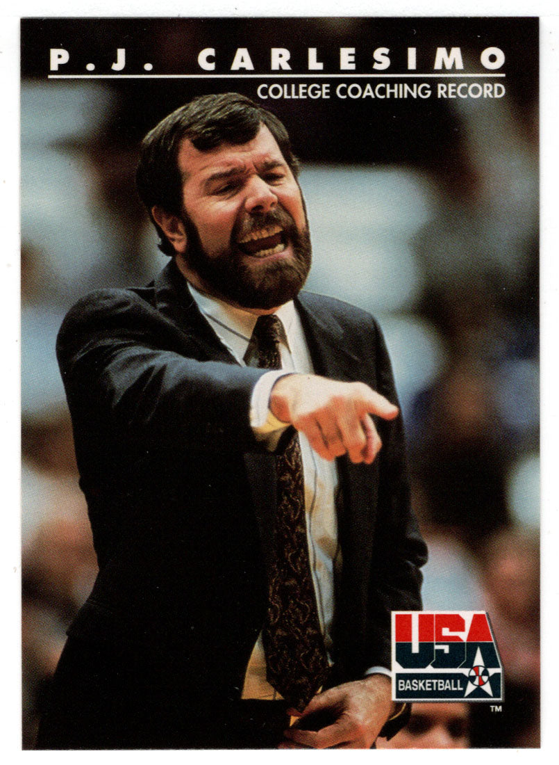 P.J. Carlesimo - Coach (NBA Basketball Card) 1992 Skybox USA # 92 Mint