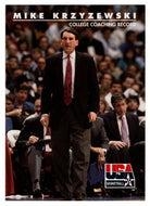Mike Krzyzewski - Coach (NBA Basketball Card) 1992 Skybox USA # 96 Mint