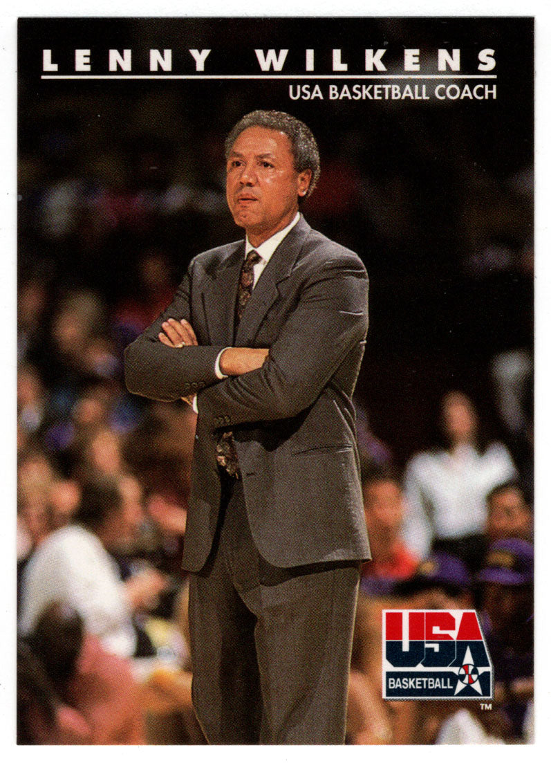 Lenny Wilkens - Coach (NBA Basketball Card) 1992 Skybox USA # 97 Mint