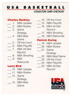 Checklist # 1 (NBA Basketball Card) 1992 Skybox USA # 99 Mint