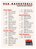 Checklist # 2 (NBA Basketball Card) 1992 Skybox USA # 100 Mint